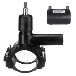 Вентиль FRIALEN для врезки под давлением ⌀ 90 x 32 мм, с патрубком и муфтой