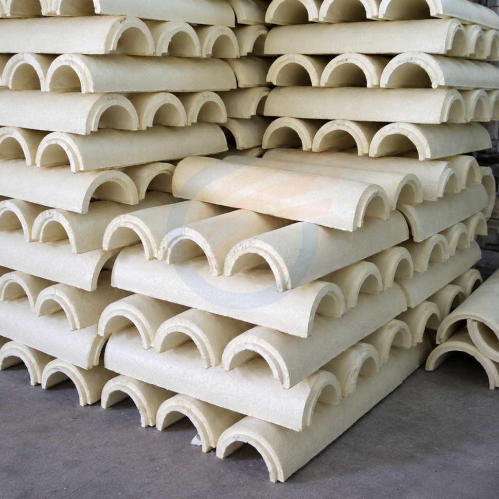 Скорлупа ППУ 89х100 фольгированная. Покрытие - армофол