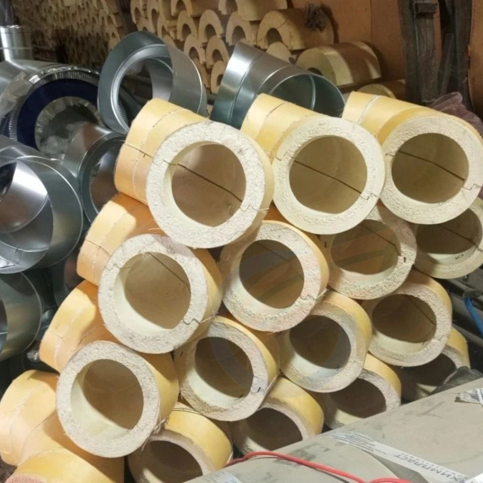 Скорлупа ППУ для отвода 426х50 без покрытия
