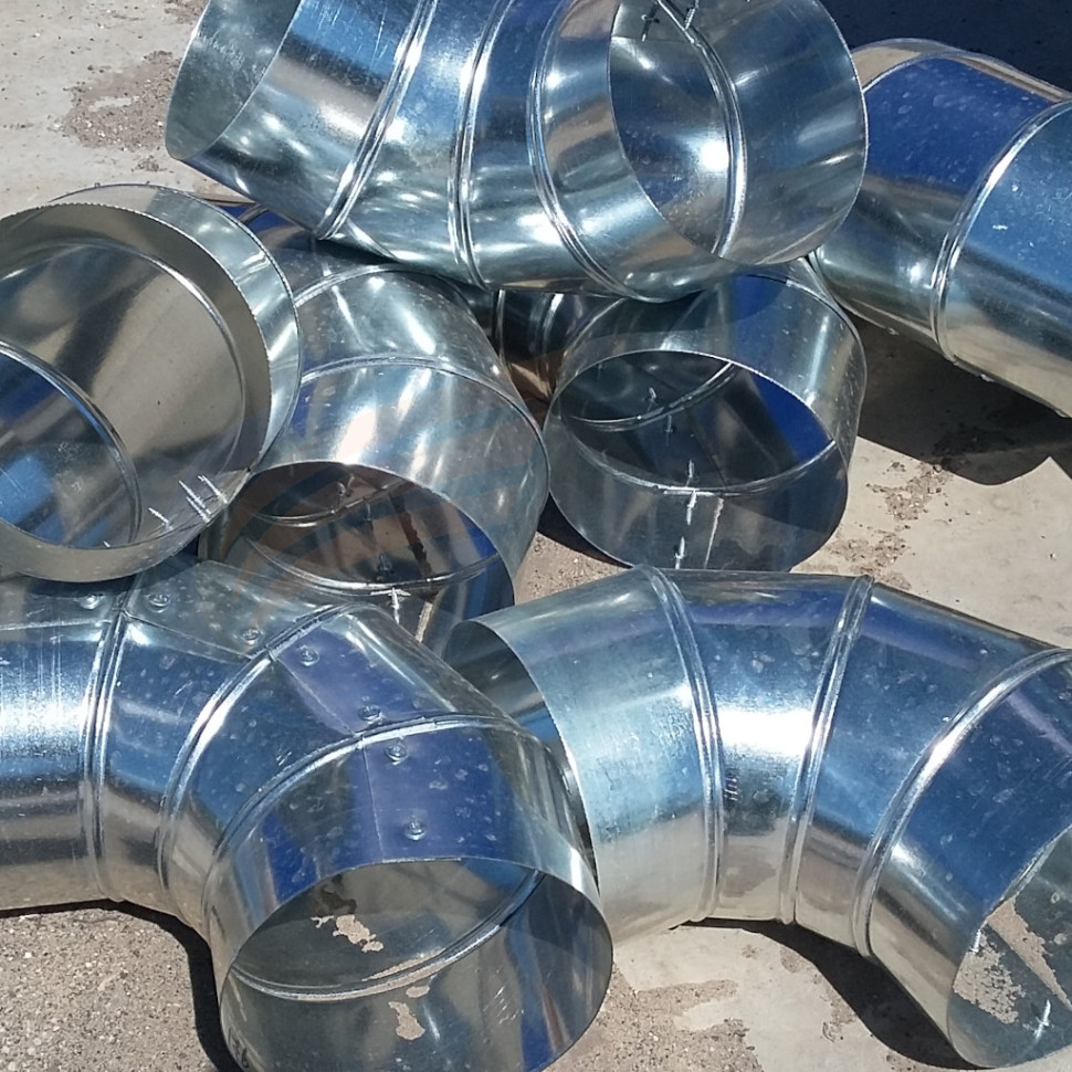 Оцинкованные кожуха для отводов