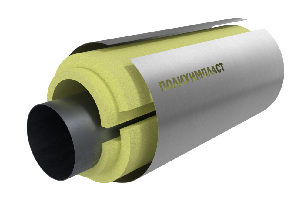 Кожух оцинкованный для труб 560 мм