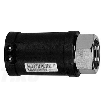 Переход ⌀ 40 мм ПЭ-НД/ сталь с внутренней резьбой 1 1/4"