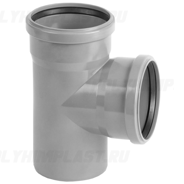 Тройник ПВХ 90° ⌀ 50х50 мм для внутренней канализации