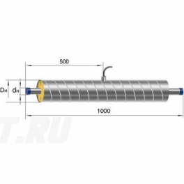 Элемент трубопровода Ст 426- 1-ППУ-ОЦ в ППУ изоляции