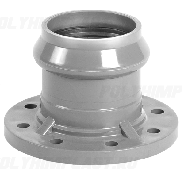 Патрубок напорный раструбный с ПВХ фланцем ⌀ 315/300 мм
